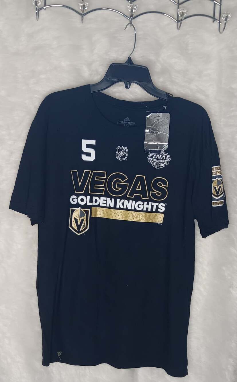 Adidas Vegas Golden Knights Engelland #5 2018 Stanley Cup Final T-Shirt